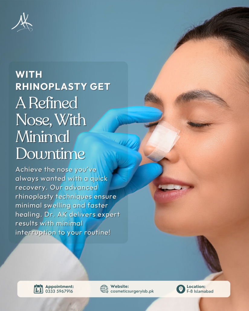 Dr. Abdul Khaliq performing rhinoplasty